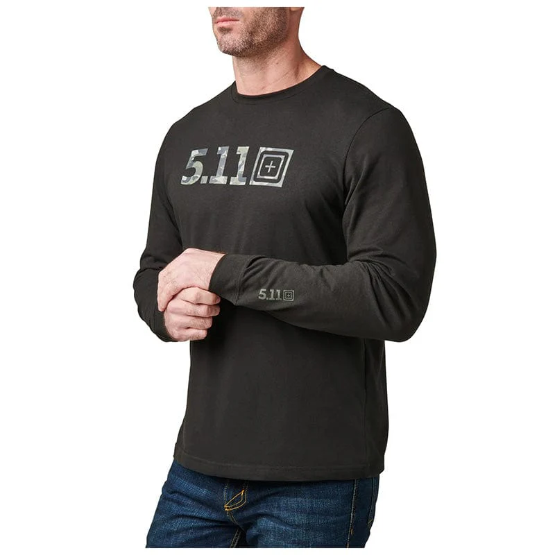 5.11 Camo Logo Fill LS Tee - Image 2