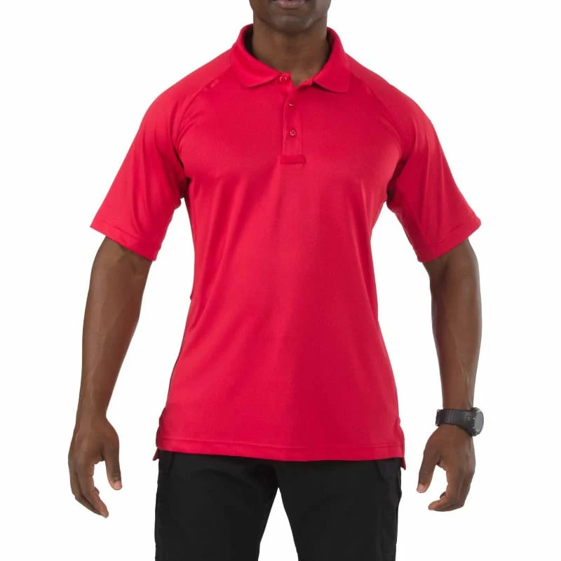 5.11 Performance Short Sleeve Polo Range Red