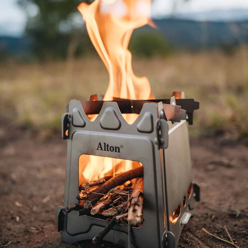 Alton Titanium Flatpack Twig Stove - Image 8