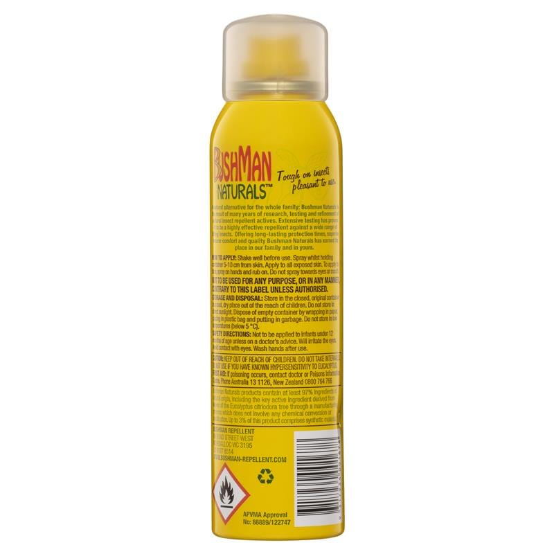 Bushman Naturals Insect Repellent - Pump 145mL - Image 2