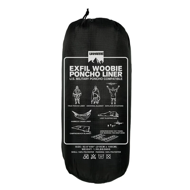 UWHARRIE Exfil Woobie Poncho Liner - Image 19