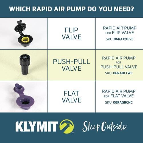 Klymit Rapid Air Push Pull Valve Pump - Image 2
