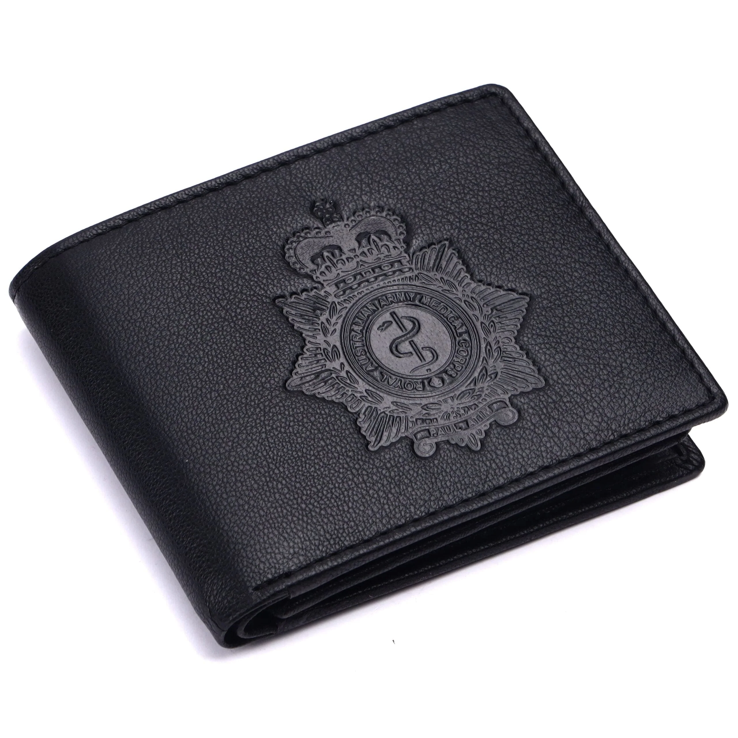 LEATHER EMBOSSED WALLET - RAAMC