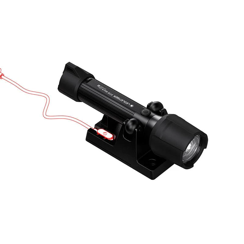 Ledlenser P7R Work UV 1200lm Led & UV Led 365nm Rechargeable Rugged Waterproof Flashlight - Image 7