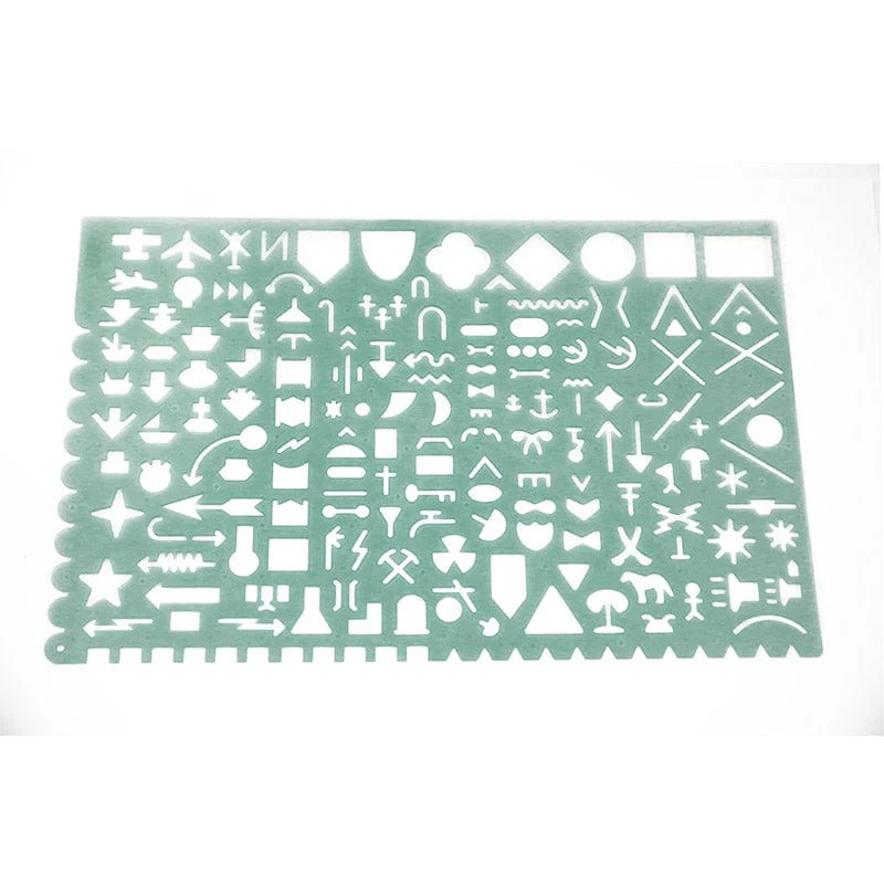 Military Template Tech Warfighting Symbology Stencil