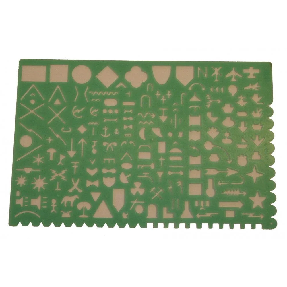 Military Template Tech Warfighting Symbology Stencil - Image 2