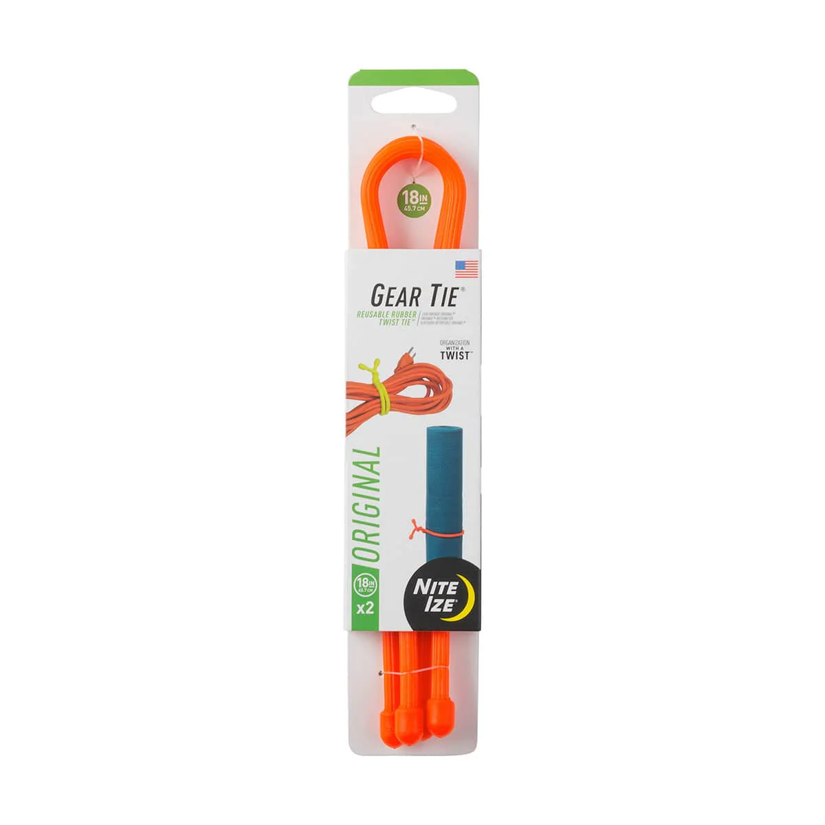 Nite Ize Gear Tie - 2 Pack - Image 2