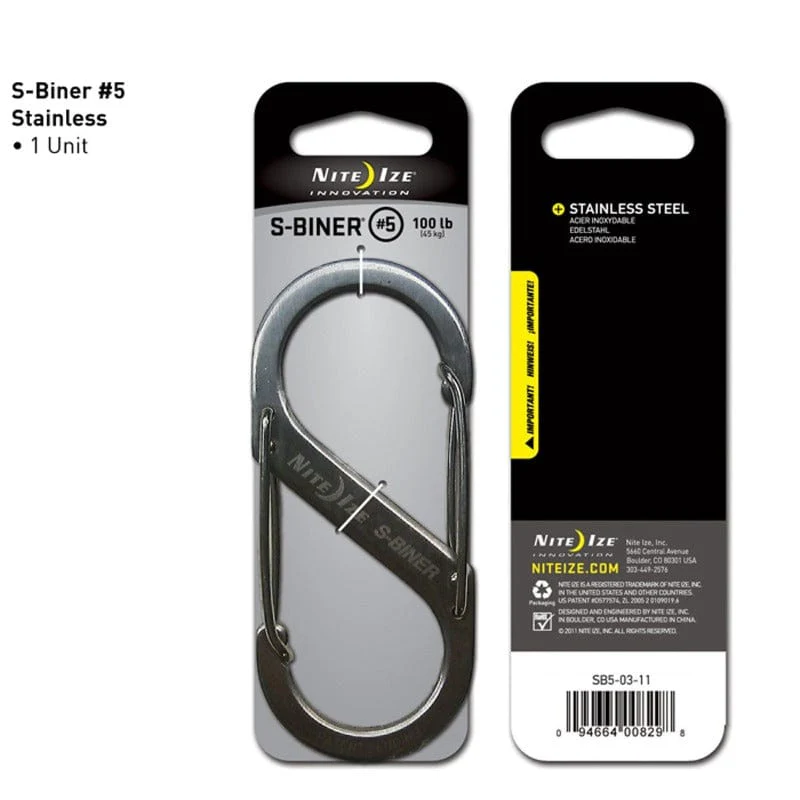 Nite Ize S-Biner Stainless Steel #5 - Image 2