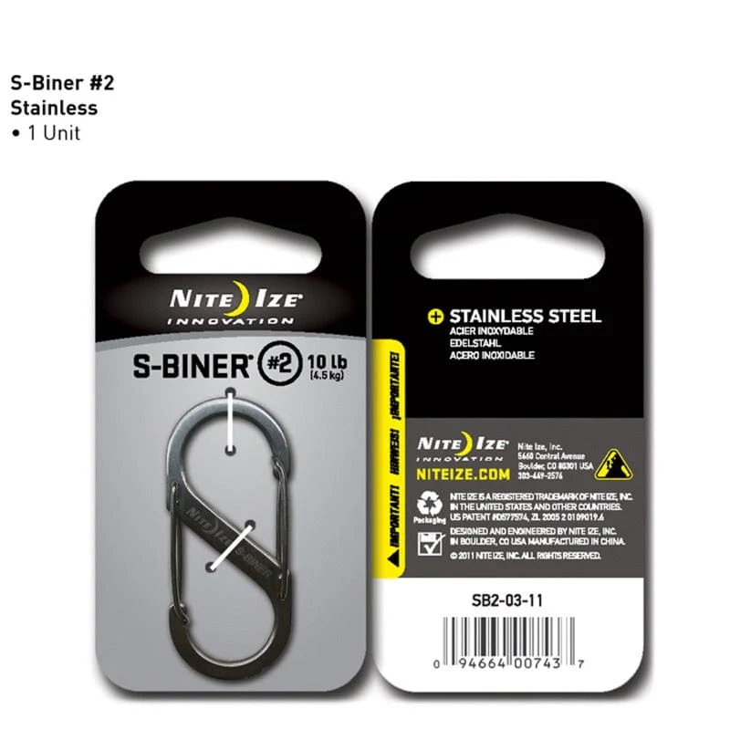 Nite Ize S-Biner Stainless Steel #2 - Image 2