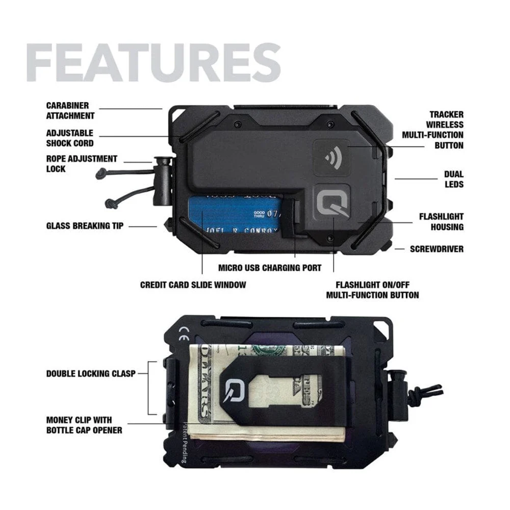 Quiqlite TAQTracker Tactical Wallet - Image 3
