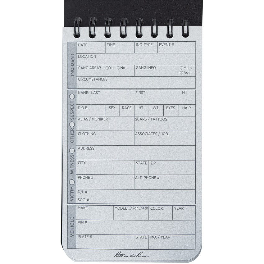 RITR 104 Field Interview Notebook - Image 4