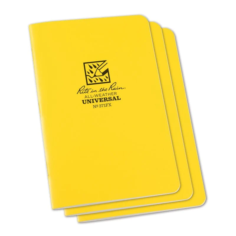 RITR Stapled 4.625 x 7 Field Flex Notebook - 3 Pack - Image 2