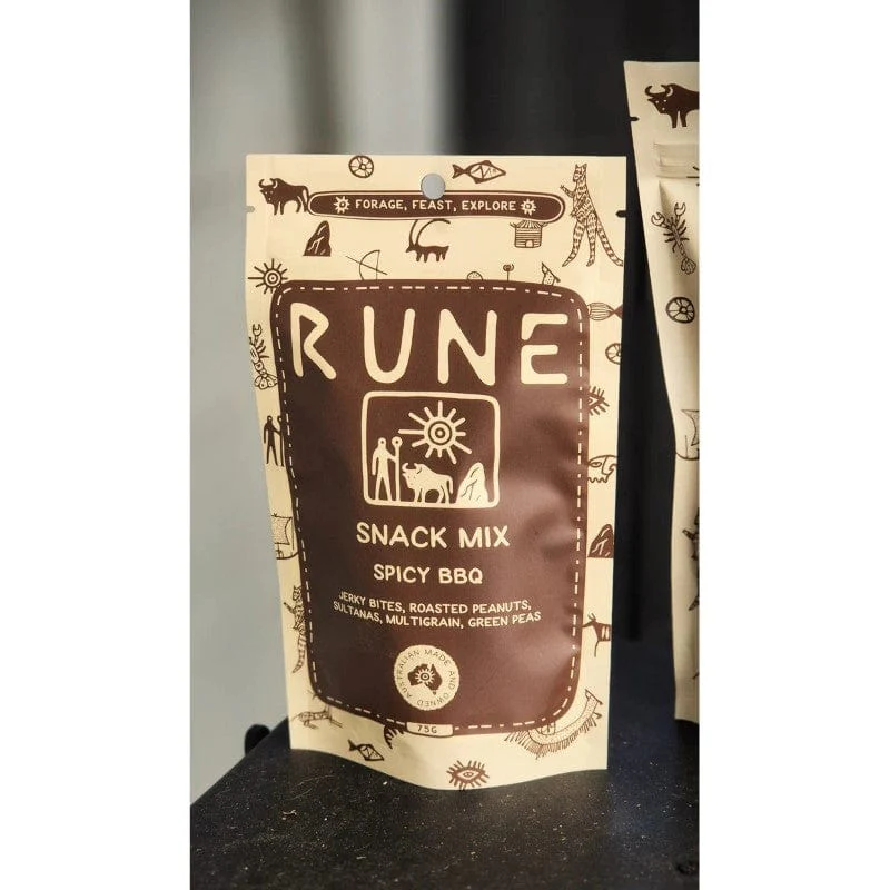Rune Spicy BBQ Snack Mix (75g) - Image 3