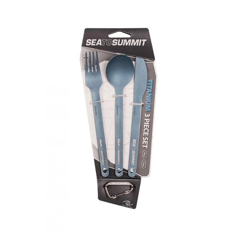 Sea to Summit Titanium Cutlery Set 3Pcs - Image 2