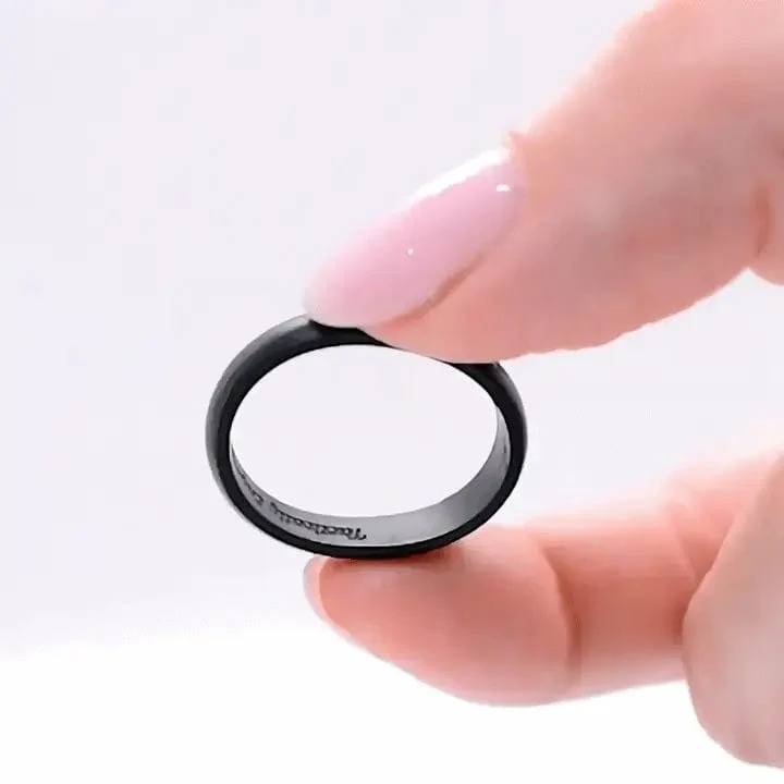 Tactically Engaged Thin Classic Silicone Ring - Image 3