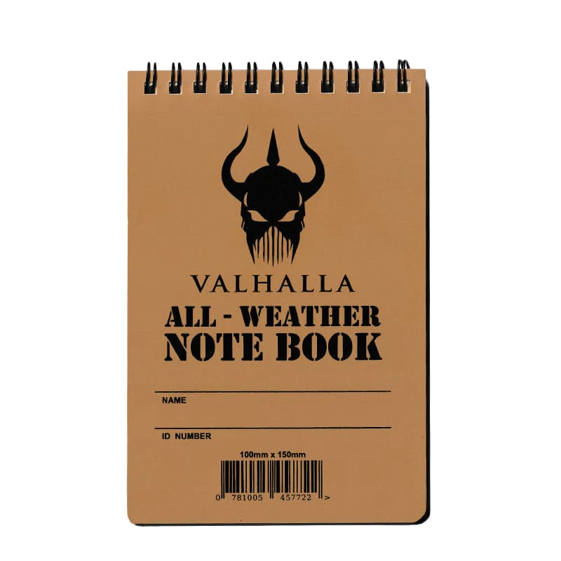 Valhalla All Weather Waterproof Notebook Large
