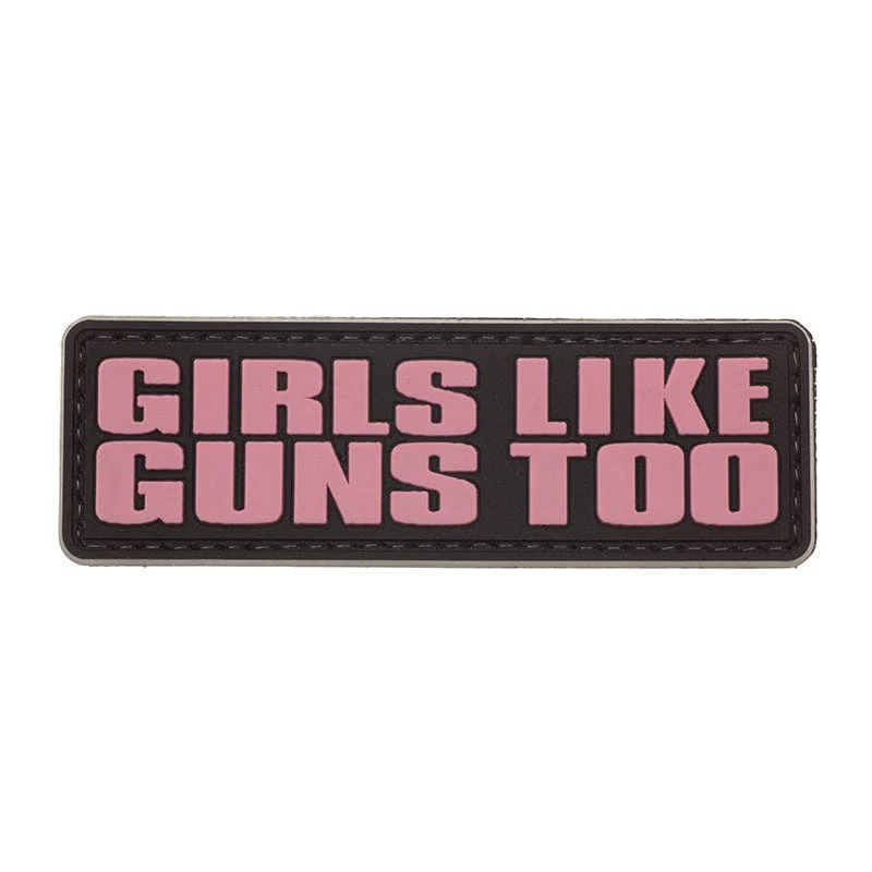 Valhalla Girls Like Guns Too PVC Patch