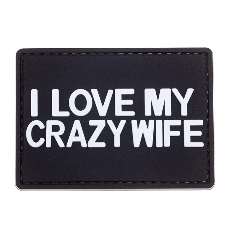 Valhalla I Love My Crazy Wife PVC Patch