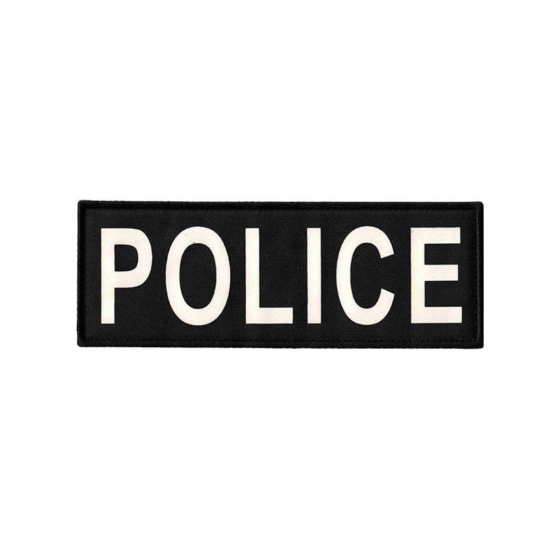 Valhalla White & Black Police Patch