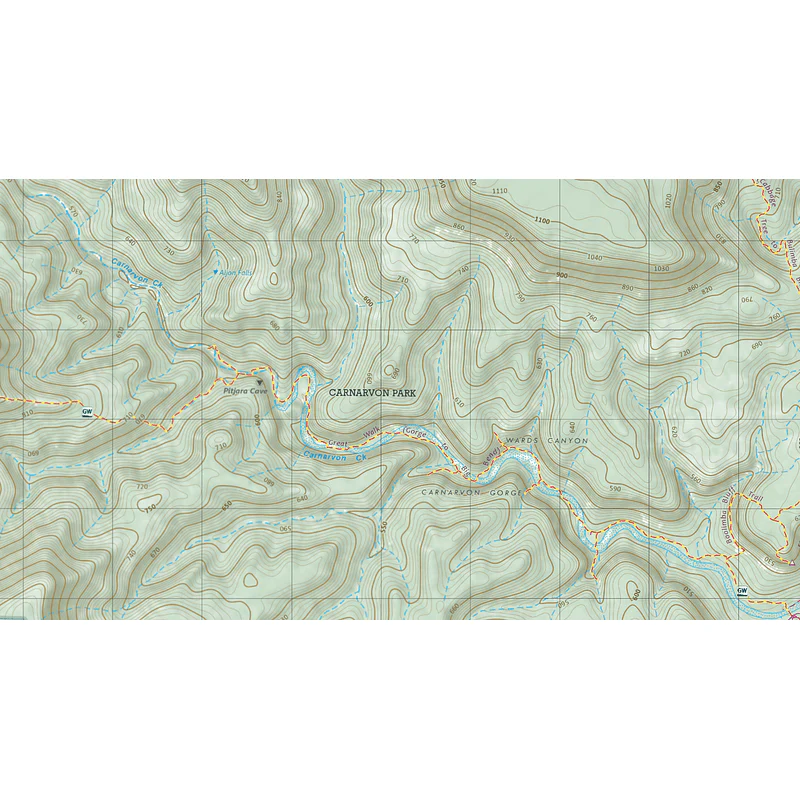 World Wide Maps Carnarvon Gorge Great Walk Map - Image 2