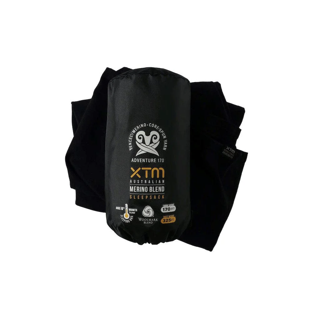 XTM Dreamliner 170 Merino Wool Sleeping Bag Liner - Image 2